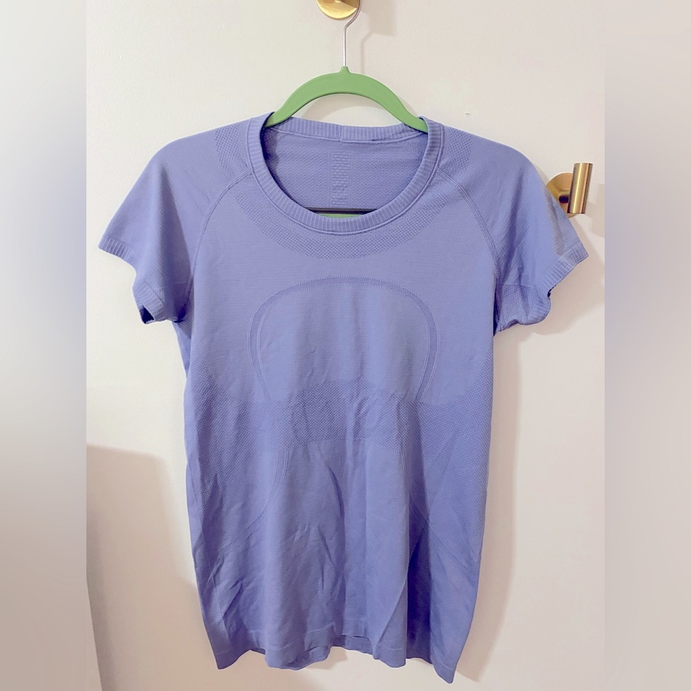 Lululemon swift tech tee color lavender size 10